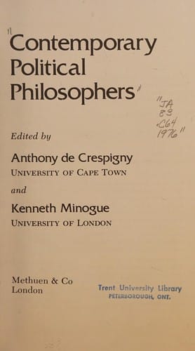 Contemporary political philosophers