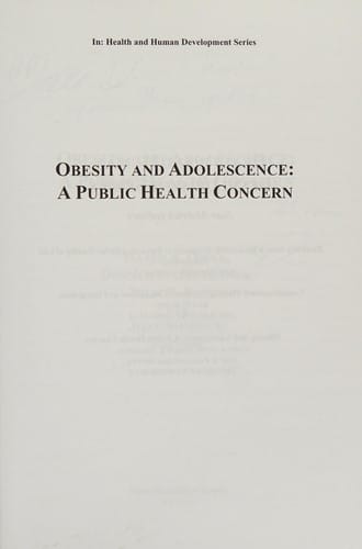 Obesity and adolescence