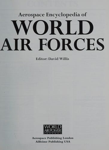 Aerospace encyclopedia of world air forces