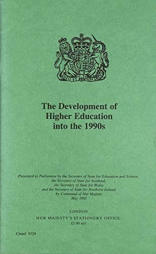 The development of higher education into the 1990s