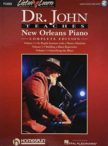 Dr. John teaches New Orleans piano