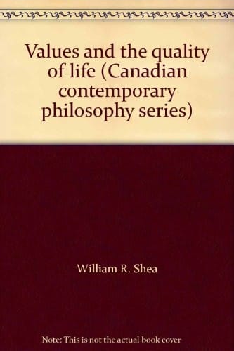 Values and the quality of life