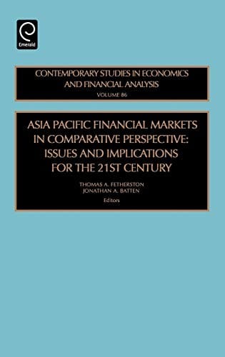Asia Pacific financial markets in comparative perspective