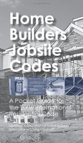 Home builders' jobsite codes