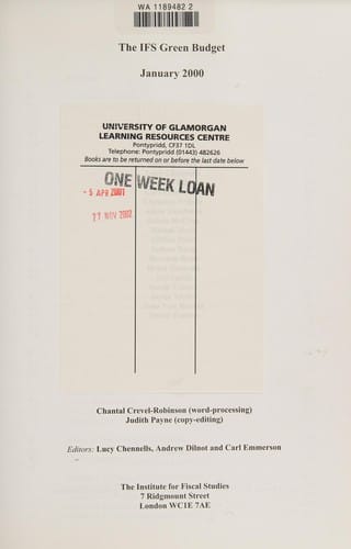The IFS green budget