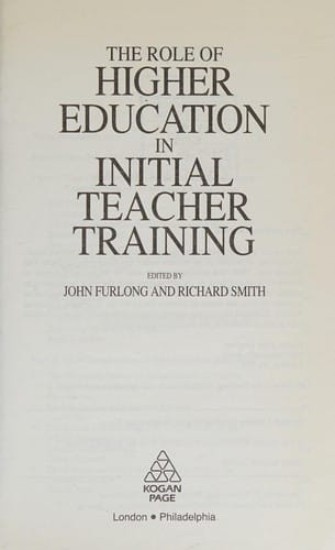 The role of higher education in initial teacher training