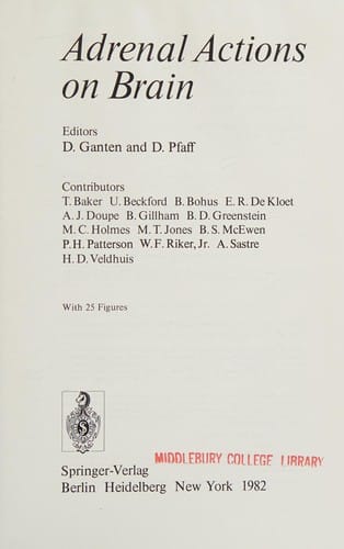 Adrenal actions on brain