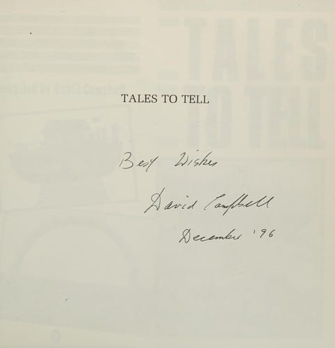 Tales to tell