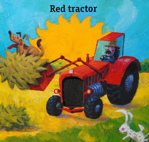 Red tractor