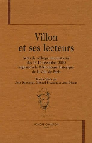 Villon et ses lecteurs