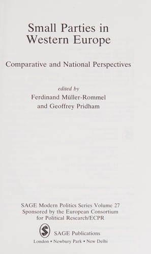 Small parties in Western Europe