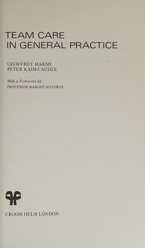 Team care in general practice