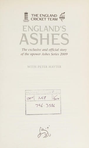 England's Ashes