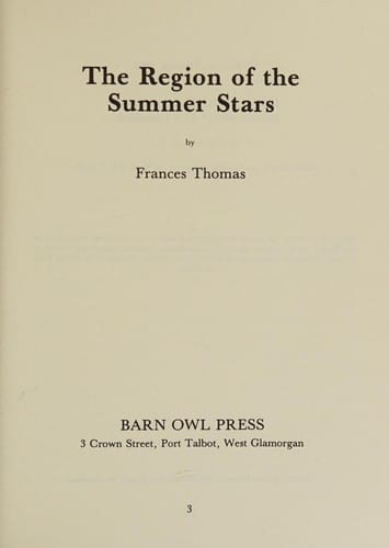 Region of the Summer Stars