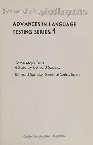 Some major tests