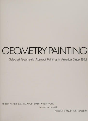 Abstraction, geometry, painting