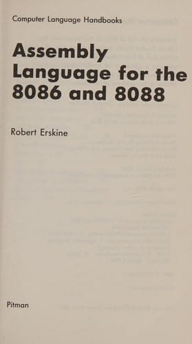 Assembly language for the 8086 and 8088