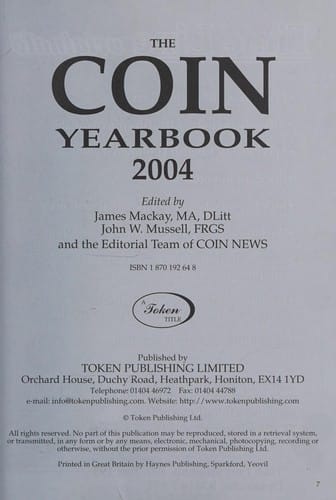 The coin yearbook