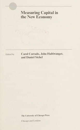 Measuring capital in the new economy