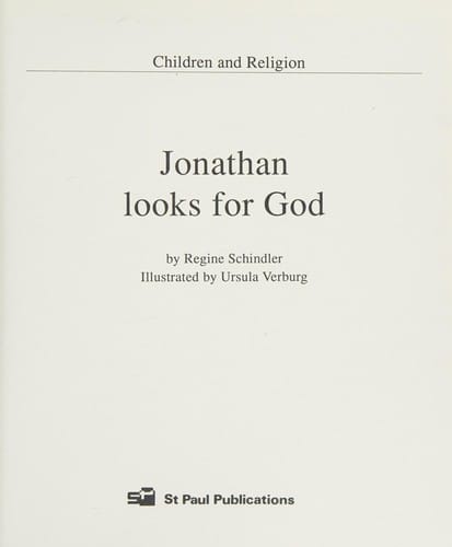 Jonathan Looks for God