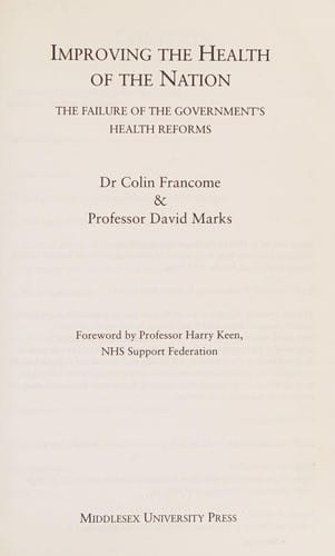 Improving the Health of the Nation