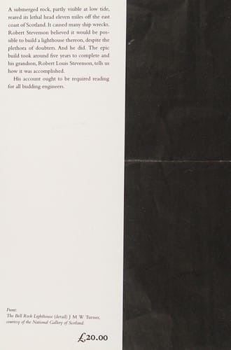 Robert Stevenson's account of the building of the Bell Rock lighthouse