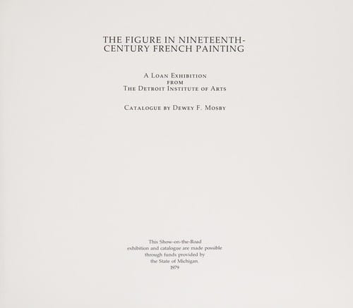 The figure in nineteenth-century French painting