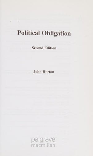 Political obligation