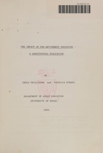 The impact of pre-retirement education