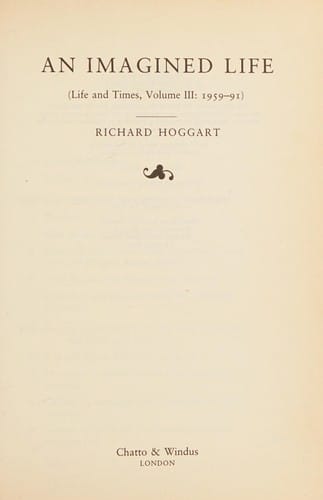 An imagined life