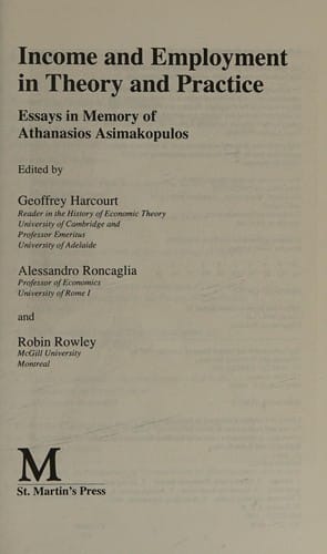 Income and employment in theory and practice