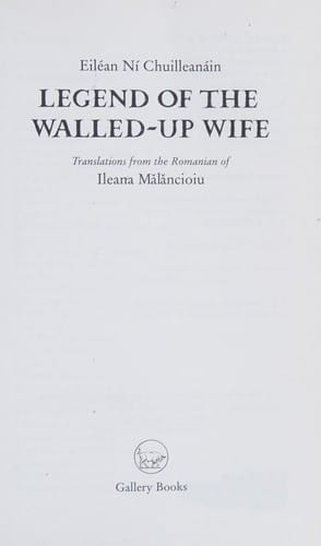 Legend of the walled-up wife