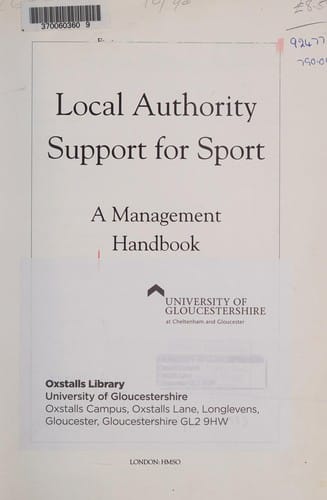 Local authority support for sport