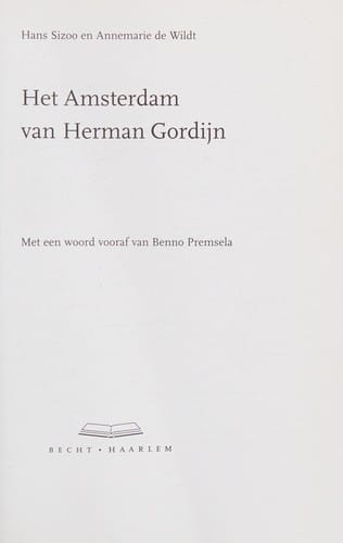 Het Amsterdam van Herman Gordijn