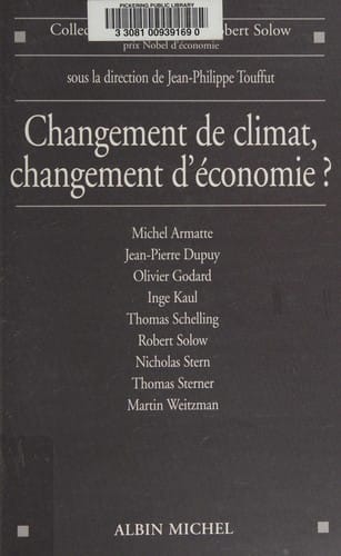 Changement de climat, changement d'économie?