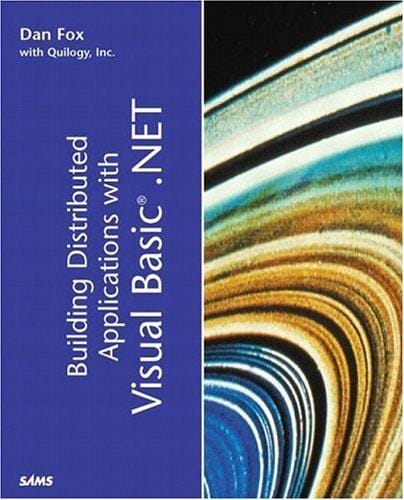 Building distributed applications with Visual Basic .NET
