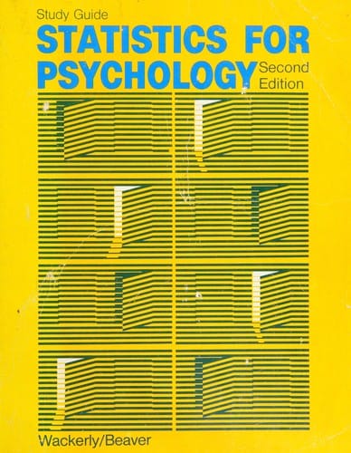 Study guide [to] Statistics for psychology