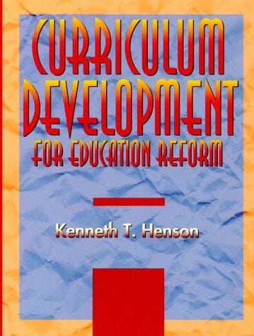 Curriculum development for education reform