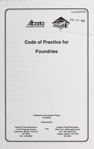 Code of practice for foundries