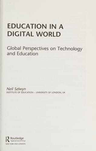 Education in a digital world