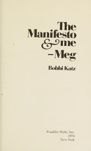 The manifesto & me - Meg