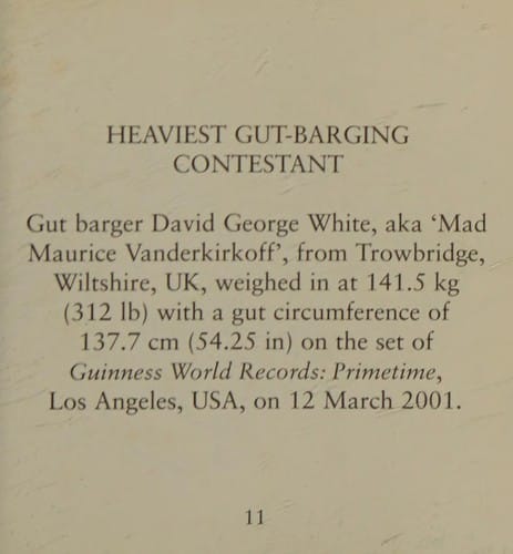 The best gross world records