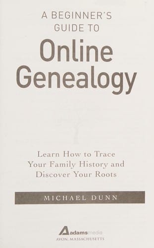 A beginner's guide to online genealogy