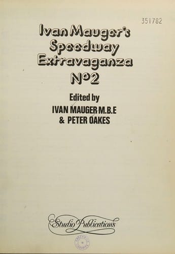 Ivan Mauger's speedway extravaganza