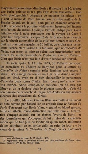 Le chevalier de neige