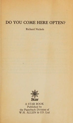 Do you come here often?