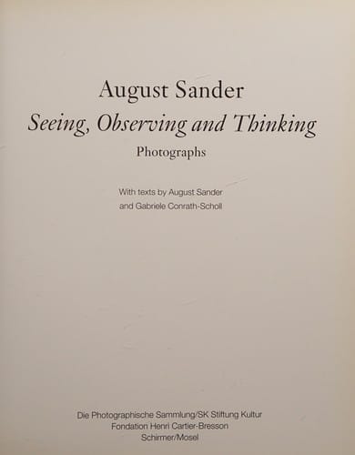 August Sander