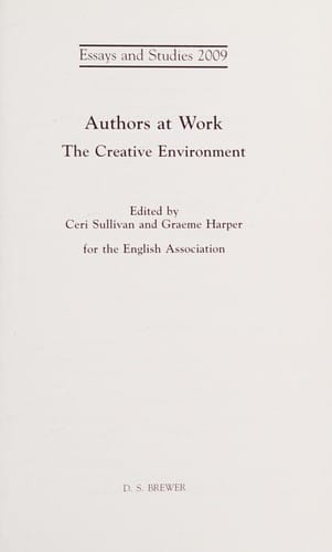 Authors at work
