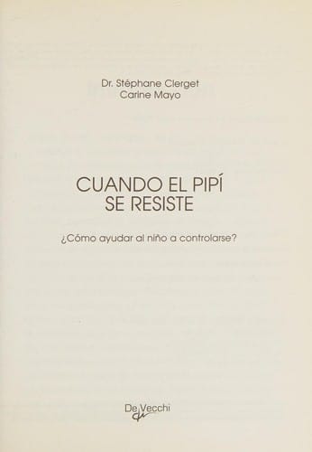 Cuando el pipí se resiste