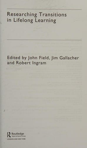 Researching transitions in lifelong learning